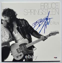 Bruce Springsteen Signed Autographed Born To Run Vinyl Album Record Psa/dna