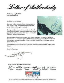 Bruce Springsteen Signed Framed Authentic Record Album PSA/DNA #E33081
