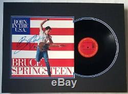 Bruce Springsteen Signed Record Bas Beckett Loa Bgs Autographed Lp Album Vintage