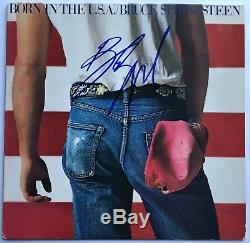 Bruce Springsteen signed born in the usa album lp autographed beckett loa