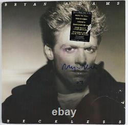 Bryan Adams JSA Signed Autograph Album Vinyl Record Reckless