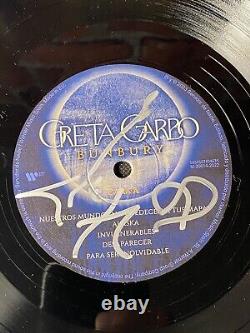 Bunbury Greta Garbo LP Signed Vinyl 1st Press Record Gatefold Album Autographed