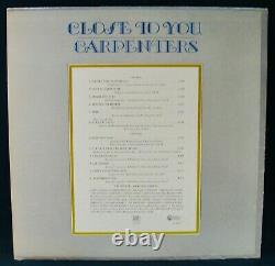 CARPENTERSKaren Carpenter+Richard Carpenter Signed CLOSE TO YOU Albumwith/COA