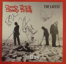 Cheap Trick The Latest Signed Autographed Record Album X3 Robin Zander Nielsen