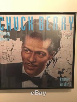 CHUCK BERRY and JOHNNIE JOHNSON Signed Autograph LP Record Vinyl Album Cover