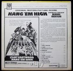CLINT EASTWOOD AUTOGRAPHED Hand SIGNED HANG' EM HIGH RECORD ALBUM withCOA 1968