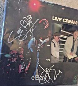 CREAM hand signed record albums autographed Bruce Baker & Eric Clapton