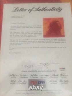 Carlos Santana & Buddy Miles Signed Autographed Album With Psa/dna Loa