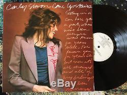 Carly Simon Autograph She Signed Come Upstairs (jesse) 1980 Record Album