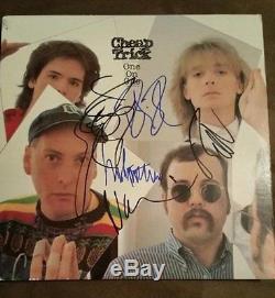 Cheap Trick Signed Autographed'One On One' Record Album withCOA ALL 4 SIGNATURES