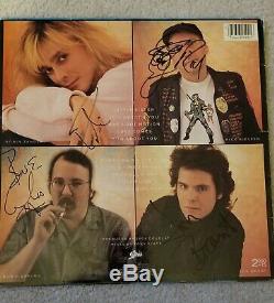 Cheap Trick Vintage Signed Autographed'Standing On The Edge' Record Album x4