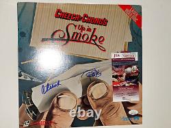Cheech and Chong signed Up in smoke Album Record Vinyl Laser Disc COA