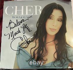 Cher Signed Autographed Believe Lp Album Vinyl