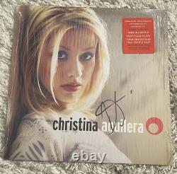Christina Aguilera Signed Debut Album LP Autograph Orange Vinyl