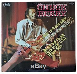 Chuck Berry Autographed Signed Album LP Vinyl Record JSA COA