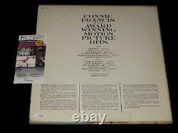 Connie Francis Autographed Record Album (motion Picture Hits) Jsa Coa
