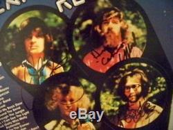 Creedence Clearwater Revival Incredibly Rare Signed'Best Of' Album 1978 COA