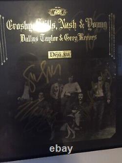 Crosby, Stills, Nash And Neil Young Signed (Deja By) Album (new)! Great Authen
