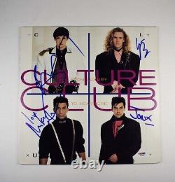 Culture Club Autographed Signed Album LP Record Certified Authentic PSA/DNA COA