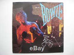 DAVID BOWIE Rare AUTOGRAPHED ALBUM 1983 LET'S DANCE LP SIGNED BY BOWIE