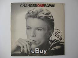 DAVID BOWIE Rare AUTOGRAPHED PROMO ALBUM CHANGES ONE HAND SIGNED by BOWIE