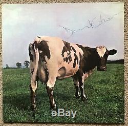 DAVID GILMOUR RARE Pink Floyd Signed / Autographed Promo Album LP FA LOA