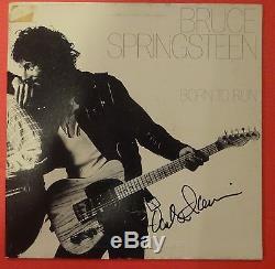 DAVID SANCIOUS SIGNED AUTOGRAPHED BRUCE SPRINGSTEEN BORN TO RUN RECORD ALBUM