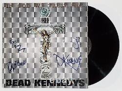 DEAD KENNEDYS SIGNED IN GOD WE TRUST INC LP VINYL RECORD ALBUM WithJSA CERT