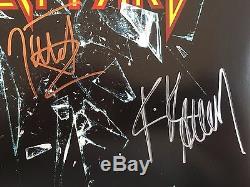 DEF LEPPARD signed 2015 DEF LEPPARD Album LP signed by All 5 band Members