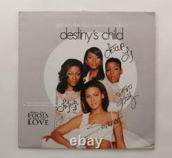 DESTINY'S CHILD BAND SIGNED AUTOGRAPH ALBUM VINYL RECORD BEYONCE KNOWLES With JSA