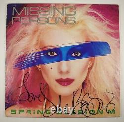 Dale Bozzio Missing Persons Record LP Album Signed Autographed PSA/DNA COA