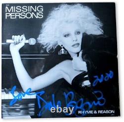 Dale Bozzio Signed Autographed Record Album Cover Missing Persons JSA HH36266