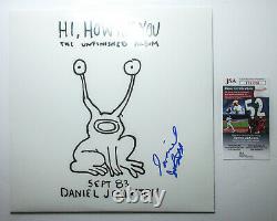 Daniel Johnston Signed Hi How Are You Vinyl LP Album EXACT Proof JSA COA