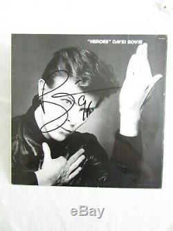 David Bowie Heroes Album (Record) Autographed Signed