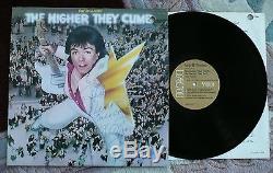 David Cassidy 1975 SIGNED THE HIGHER THEY CLIMB ALBUM COVER! FOR RECORD EXEC
