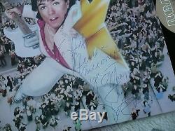 David Cassidy 1975 SIGNED THE HIGHER THEY CLIMB ALBUM COVER! FOR RECORD EXEC