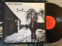 David Gilmour Autograph He Signed Solo 1978 Record Album Not Pink Floyd