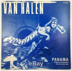 David Lee Roth Van Halen Panama Autographed Signed Album LP Record Certified JSA