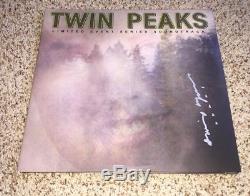 David Lynch Signed Twin Peaks Soundtrack Angelo Badalamenti Signed Album Insert