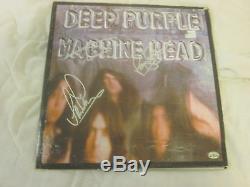 Deep Purple Autographed Record Album 3 Signatures Hologram