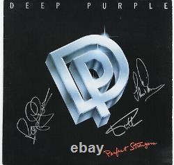 Deep Purple JSA Signed Autograph Album Record LP Roger Glover Ian Gillian +