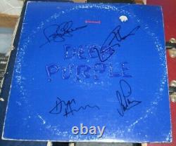 Deep Purple Rock N Roll Music SIGNED 1972 Purple Passages Vinyl Album COA Ian