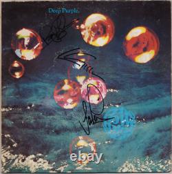 Deep Purple band signed autographed record album! AMCo COA! 17849