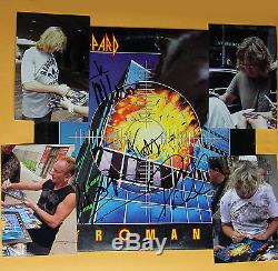 Def Leppard Album Signed Authentic Autographed Full Band RARE COA By 4