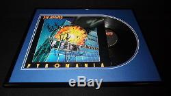 Def Leppard Group Signed 1983 Pyromania Record Album Display JSA