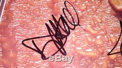 Def Leppard Group Signed 1983 Pyromania Record Album Display JSA