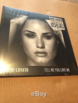 Demi Lovato Sealed Tell Me You Love Me Vinyl & Signed Album flat Proof Purchase