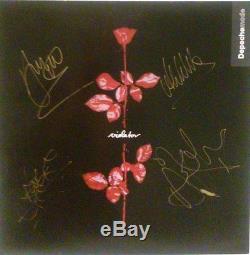 Depeche Mode FULLY signed/autographed'Violator' album flat by all 4
