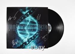 Disturbed Evolution Autographed Signed Album LP Record Authentic PSA/DNA COA