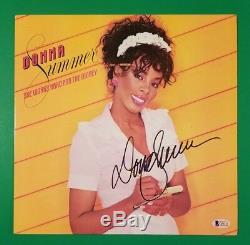 Donna Summer Signed She Works Hard For The Money Lp Album Photo Proof Bas Coa